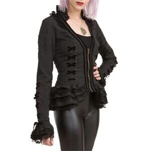 Spin Doctor Florence Jacket Small Steampunk Goth Victorian Corset Hot Topic